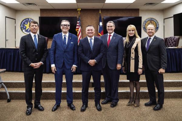Pictured left to right: Commissioner Hord, Commissioner Stodghill, Deputy Director Freeman Martin, Chairman Mach, Commissioner Blair and Commissioner Long. Courtesy photo