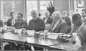 U.S. Senator John Cornyn addresses Border Trade Advisory Committee (BTAC) members in El Paso, Office of the Texas Secretary of State. CONTRIBUTED REPORT
