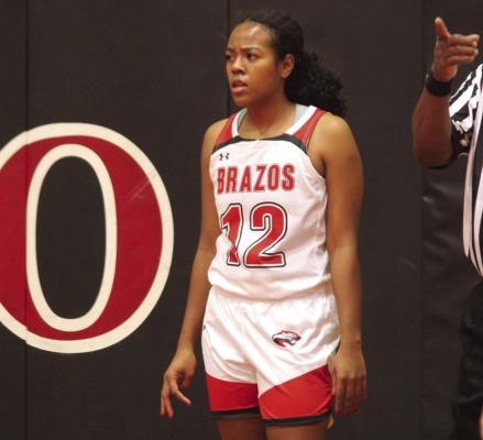 Camille Combie played a big role in the Cougarettes fourth quarter comeback. SEALY NEWS | EVAN HALE