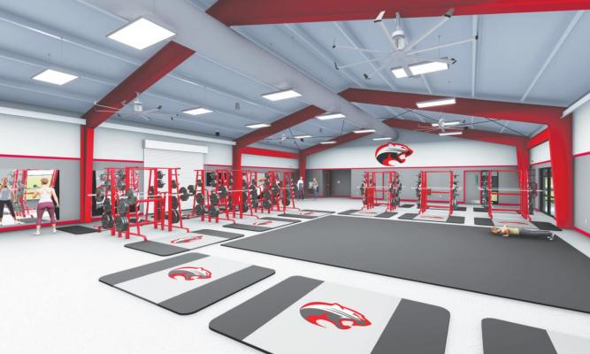 Wade Zimmer of SZH Architects updated the board on the design of the Athletic Complex that the superintendent hopes will be available for students by Spring 2023. CONTRIBUTED PHOTOS