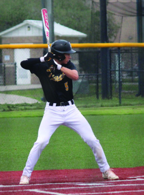 Max Hinze led the Tigers with two hits and an RBI in Thursday’s win over La Grange. SEALY NEWS | EVAN HALE