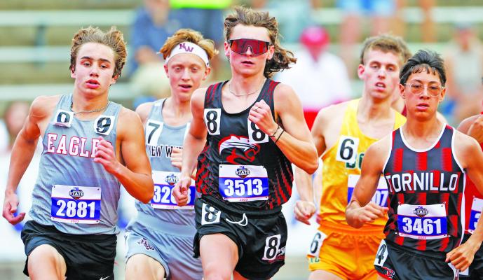 Brazos Nicholas Holub competes at the state track and field meet. PHOTOS BY SCOTT W. COLEMAN
