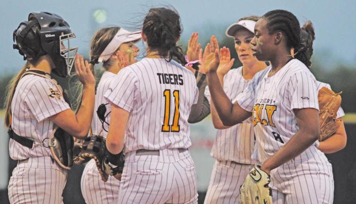 The Lady Tigers lost Game one of the second round by a double-digit margin after defeating Lytle in a sweep in round one. CONTRIBUTED PHOTO