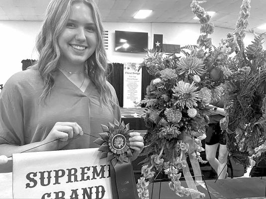 Brazos shines at AC Fair Floral competition