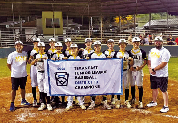 The Sealy Junior All-Star baseball team captured the district championship on Saturday, June 20, in Schulenburg after defeating Schulenburg. COURTESY PHOTO