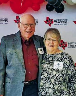 Freddie Engelbrecht, known to most as Mr. E, was inducted into the Agricultural Teachers Association of Texas Hall of Fame this last week. COURTESY PHOTOS