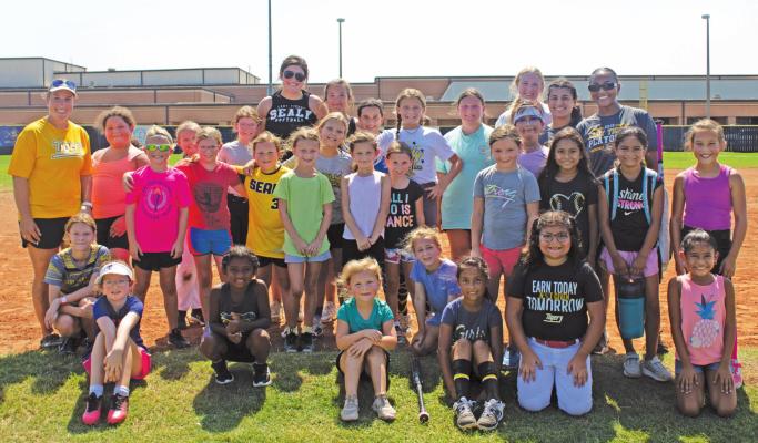First day of softball camp at Sealy High