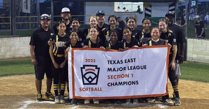 The Sealy Major All-Star softball team won the Sectional Championship after defeating Elgin in back-to-back games. COURTESY PHOTO