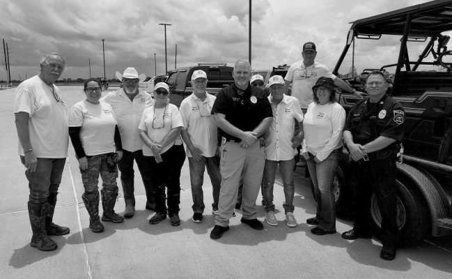 Sealy Police Department thanks Tim Miller and his team with Texas Equusearch for their assistance on a case last week. SPD also thanks Austin County Sheriff drone team for helping on two separate missing person cases in the last week. Both cases were positive outcomes with the individuals being located safely. Additionally, SPD thanks Prasek's for allowing them to use their parking lot as their command post. COURTESY PHOTO