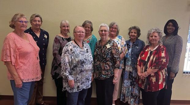 Pictured Left to Right: Knellen Quinteros, Carolyn Balke, Pat Allee, Jessie Kokemor, Shirley Beum, Gloria Havemann, Barney Zimmerman, Rita Jacobs, Claudia Cieslewicz, and Texas A&amp;M AgriLife Extension Distinguished Agent Michelle Wright.