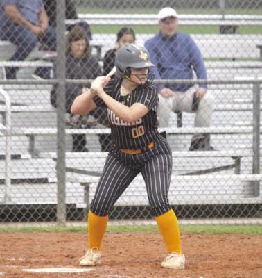 Hannah Diemer hit the cycle during Tuesday’s win over Fort Bend Willowridge. SEALY NEWS | EVAN HALE