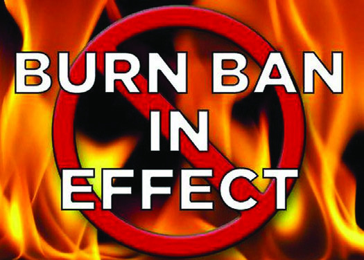 Burn ban still in effect
