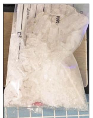 Confiscated meth CONTRIBUTED PHOTO