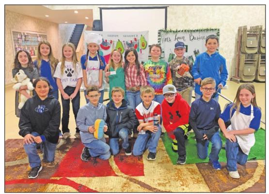 In the back row from the left are Avery Kirkham, Stella Bolton, Charlotte Ward, Ella Peschel, Eden Hargrave, Catie Cerny, Piper Maddox, Tucker Louviere and Nelson Peschel. In the front row are Tabitha Salguero, Bennett Duplantis, Everett Miglicco, Jared Maresh, Bentley Jester, Landyn Eberly and Brightyn Browder. Not pictured is Jayden Bolten CONTRIBUTED PHOTO