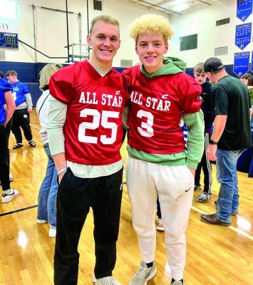 Two Faith Academy seniors were invited to the Senior All-Star game that took place at Allen Academy in Bryan on Dec. 14. Travis Woodley and Dylan Callihan were asked to compete for the South.