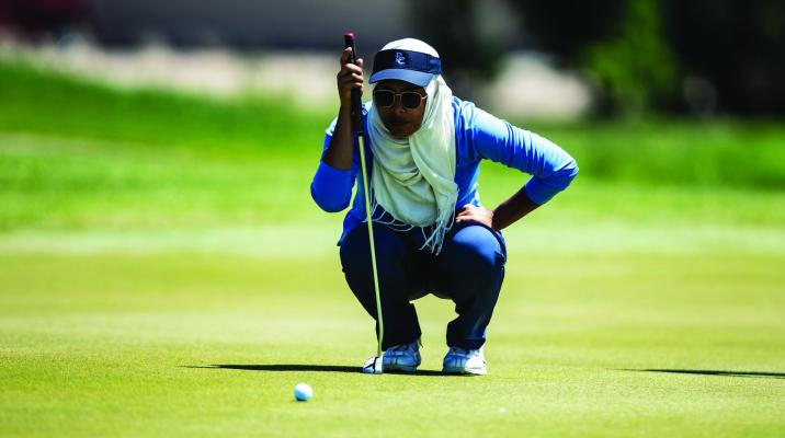 Blinn’s Abiha Syed competed at the Women’s Golf Nationals
