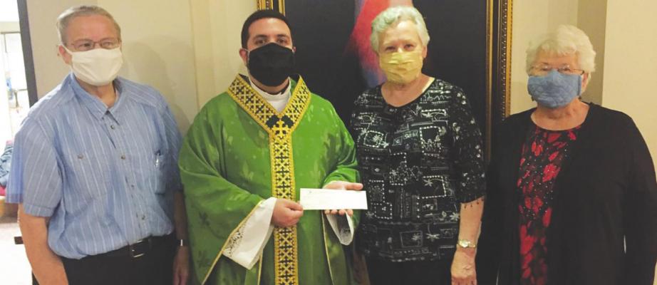 KJT donates to Immaculate Conception