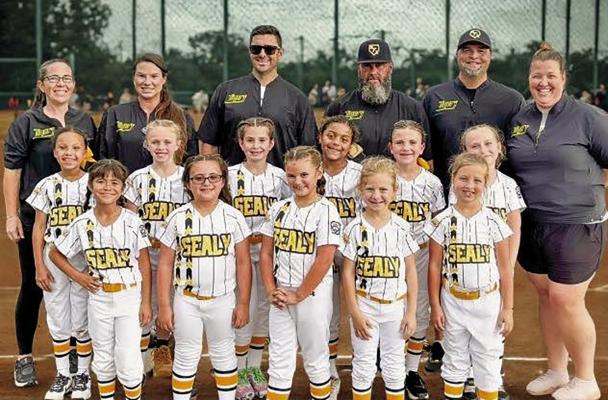 The Sealy Little League 7u softball team won the championship at the Burton tournament. COURTESY PHOTO