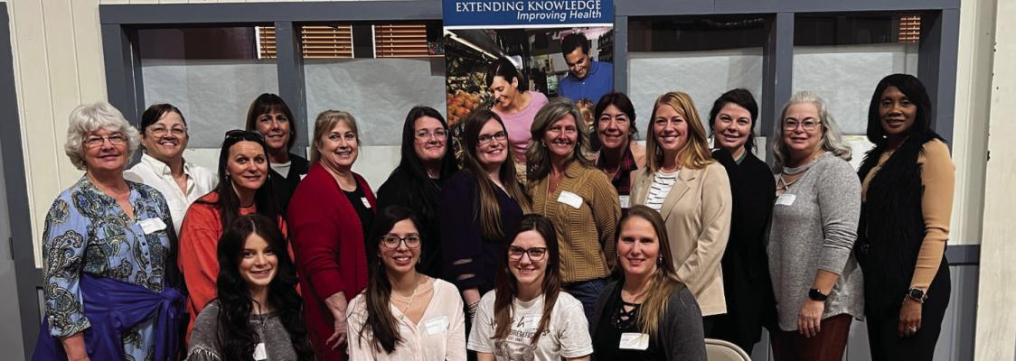 Pictured (Austin County Participants from Saint Mary’s, Trinity Lutheran Preschool and Tender Care Learning Center) Back Row-Left to right - Becky Tipton, Patricia Massey, Robin Jacobson, Kristi Flores, Maggie Kent, Jessica Sublett, Ashley Chaffin, Holly Monk, Holly Harrison, Alison Ueckert, Kristina Lam, Stace Gross, and Michelle Wright; Front Row-Left to right – Chrystiann Pierce, Nicole Villasana, Cassie Galvan, Jennifer Davis. Courtesy photo