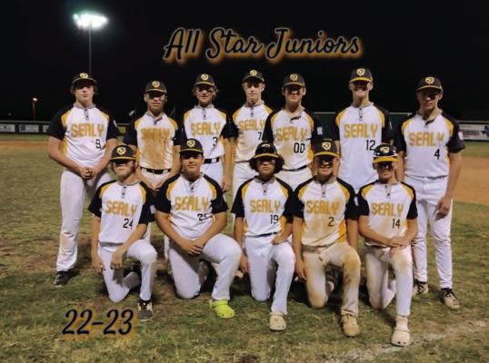 The Sealy Junior Boys LL All Stars are Ryat Novosad, Reese Reichardt, Mason Dziadek, Jose Gomez III, Max Hinze, Abraham Barrera, Quinn Lyons, Romeo Castillo, Jake Forrester, Parker Vesely, Weston Cryan. CONTRIBUTED PHOTO