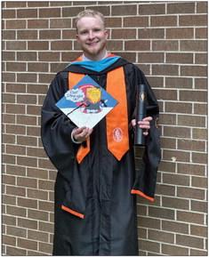 Litzmann graduates from SHSU with MA degree