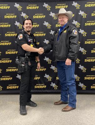 The Austin County Sheriff’s Office is pleased to announce the promotion of Deputy John Cruz to Sergeant.