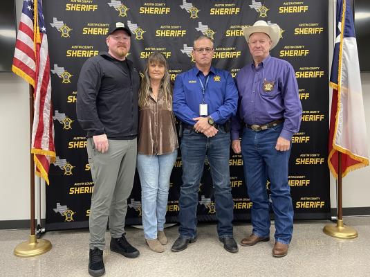 The Austin County Sheriff’s Office congratulates Donald Darracq on his promotion from Sergeant to Lieutenant. Darracq has been with the Sheriff’s Office for over seven years and is an integral part of our agency, serving in multiple capacities. COURTESY PHOTO