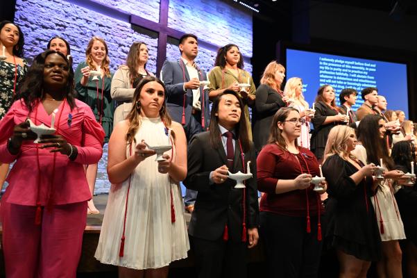Blinn recognizes 49 associate degree Nursing graduates with pinning ceremony