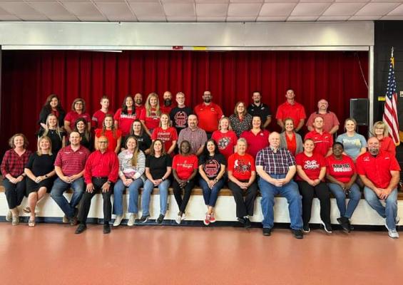 Say hello to the 2023-24 Brazos HS faculty and staff. The staff is busy preparing for the students and looks forward to seeing everyone this week.