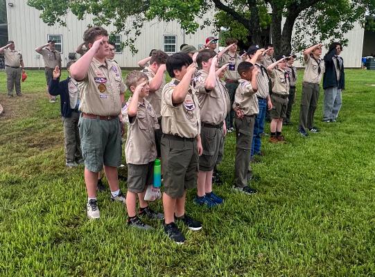 Scouts show resilience as Coastal Plains District Camporee shifts gears due to weather threat
