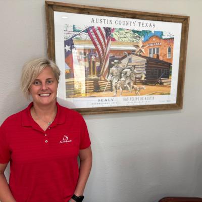 The Greater Sealy Area Chamber of Commerce had the coolest piece of art donated to our offices last week. Thank you Austin County State Bank Sealy, Texas and its wonderful board member, BJ. Stop by and see it in person if you can. It's a great piece of art featuring Sealy landmarks.