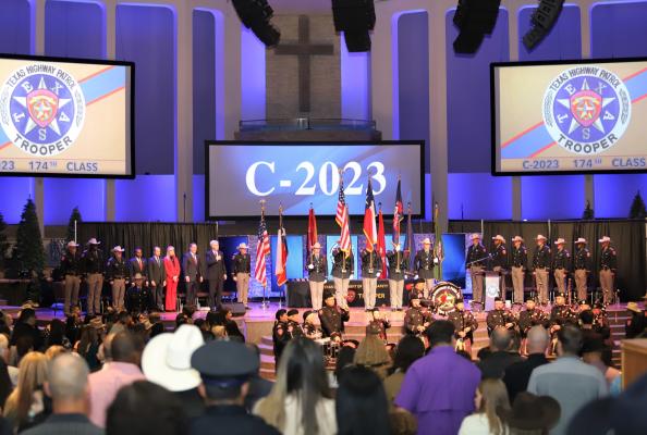 The Texas Department of Public Safety commissioned 79 new officers during a ceremony held at Great Hills Baptist Church in Austin. Courtesy photo