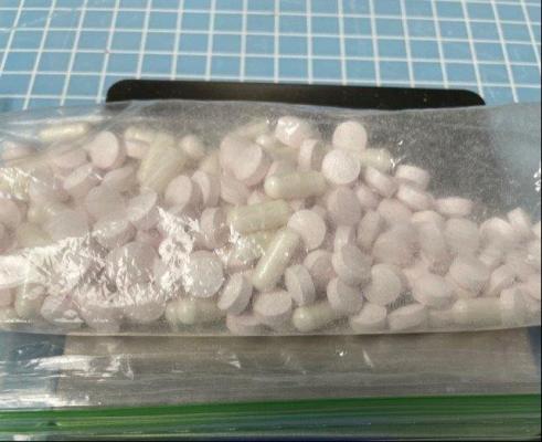 The Austin County Westside Narcotics Task Force made an arrest after finding pills that tested positive for fentanyl during a traffic stop. COURTESY PHOTOS