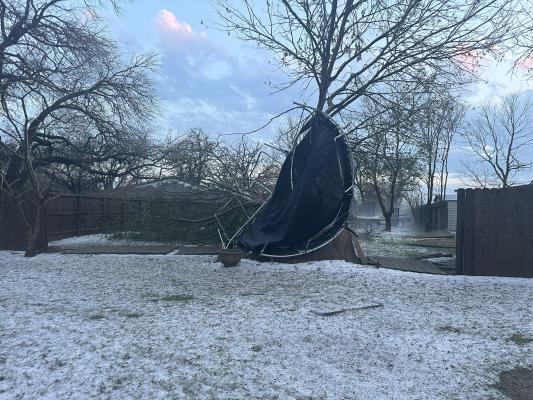 One ‘hail’ of a storm