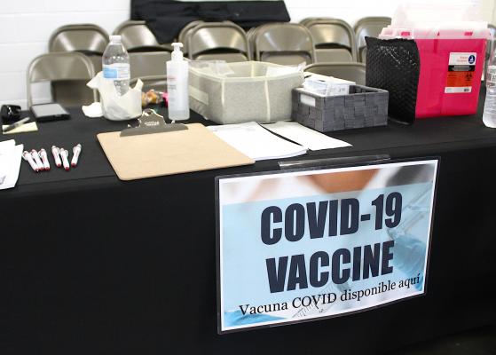 Residents were able to get the first dose of the Moderna vaccine, cost-free, in their own towns during the three-day clinic from May 26 to 28 at Mark A. Chapman Park. COLE McNANNA