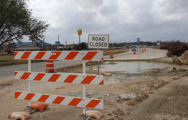 While the Highway 36 entrance ramp is closed, traffic heading east on I-10 will be detoured onto the westbound frontage road through the intersection at Rexville Road.