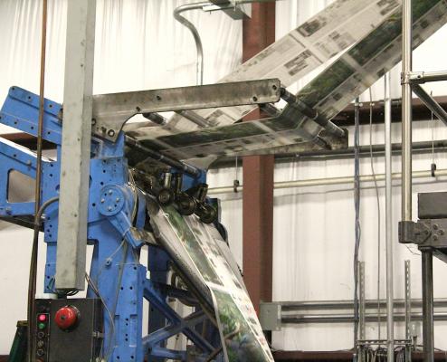 Once the Granite Printing Press in Taylor had power restored, the presses were fired up to begin printing the newspapers that covered the start of last week’s Winter Storm Uri. (Cole McNanna/Sealy News)
