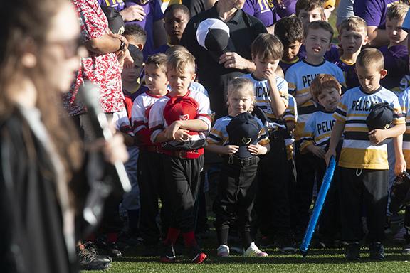 Sealy Little League opening day ceremonies