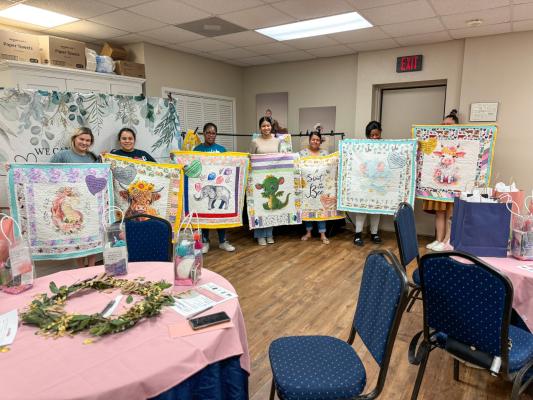 The Women of Grace from Morning Star Cowboy Church in Kenney sponsored a heartwarming “Mommy Shower” for local mothers at Brenham Pregnancy Center. This event was a celebration of life and a testament to the power of community support. COURTESY PHOTO