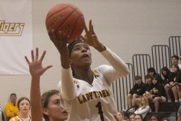Taniah Coleman has been one of the main sparkplugs for the Lady Tigers this season. PHOTO BY JIMMY GALVAN