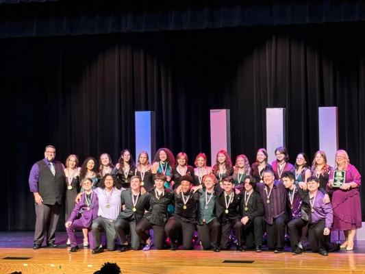 The Sealy One Act Play, The Bourgeois Gentleman, has qualifited to Area after competing in the Bi-District competition on Saturday, March 29 at Royal High School. COURTESY PHOTO