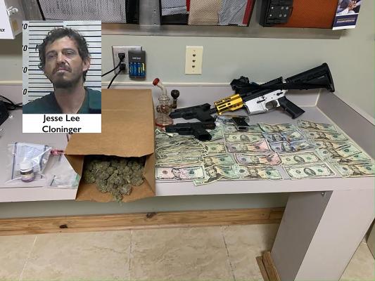The Westside Narcotics Task Force assisted the Colorado County Sheriff’s office with the arrest of Jesse Lee Cloninger during a narcotics investigation Oct. 20.
