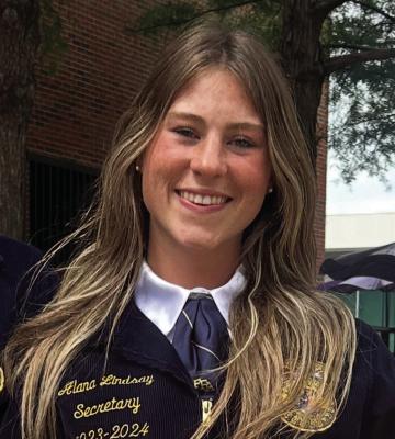 Sealy’s Lindsay a finalist for Texas FFA scholarship