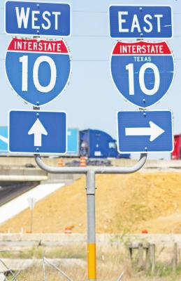 The Interstate 10 construction project through Sealy is slated to be complete this summer according to TxDOT Project Manager Clay Harris’ update to city council April 5. COLE McNANNA