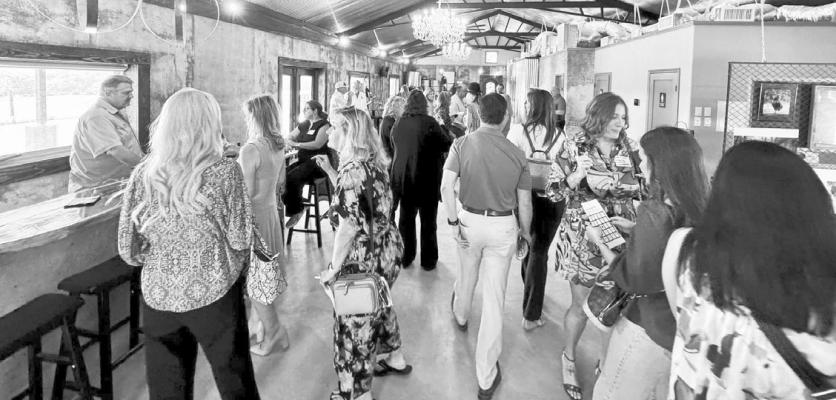 Great time at the Austin County Mixer at Amsler Hills Winery