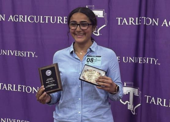 Sanchez brings home first at Tarleton State CDE