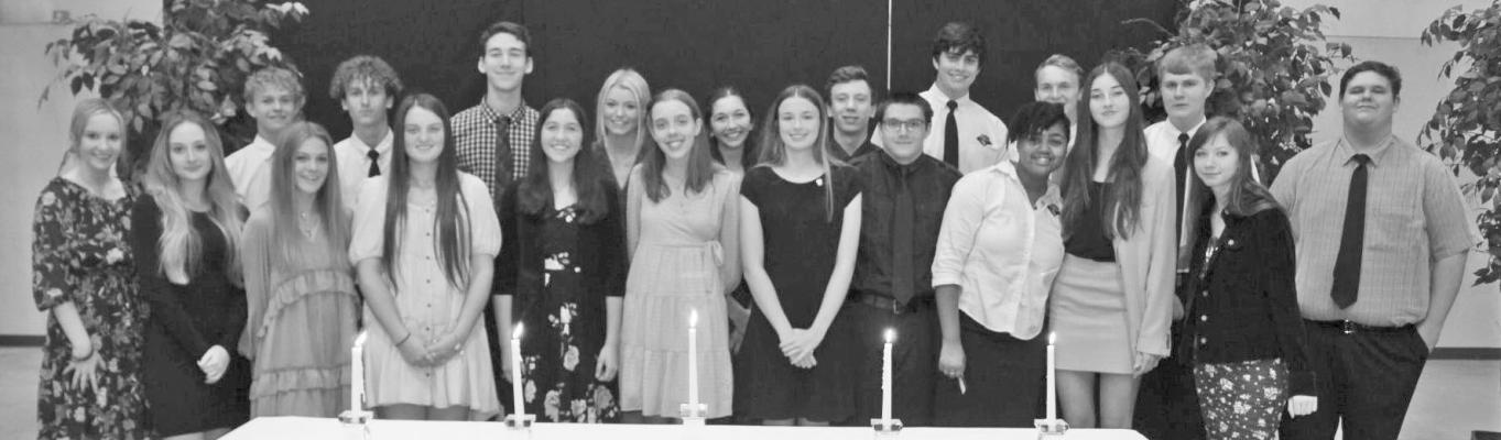 BACK: Cash Eckermann, Caden Owens, Jonah Taake, Chesney Johnston, Rachel Kuespert, Eli Kubicek, Noah Figueroa, Travis Woodley, Andrew Stolz, Aiden Looney FRONT: Skyler Pyka, Ella Polston, Laynie Spitzer, Alyza Marcotte, Lillian Kuespert, Georgia Johnston, Renee DeVoke, Jacob Wallace, Ja’Kasia Ragston, Sophia Scholten, Anna Froehlich CONTRIBUTED PHOTOS