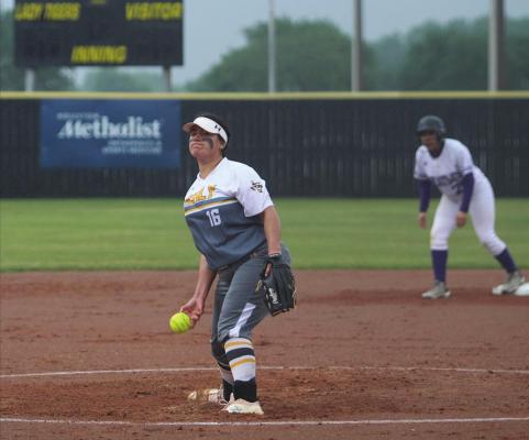 Sealy senior Kayla Camacho racked up 14 strikeouts in the playoff-opening win over Wheatley last Thursday at home. She recorded three strikeouts in an inning three out of five times out.