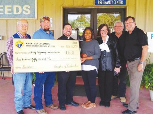 Pregnancy Center receives check