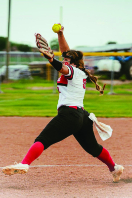 Ava Aguilar was named as the 24-AAA Pitcher of the Year for the 2026 season. COURTESY PHOTO